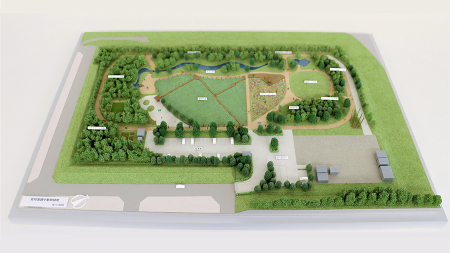 Conceptual image of the corporate green space, Nakashinden green space