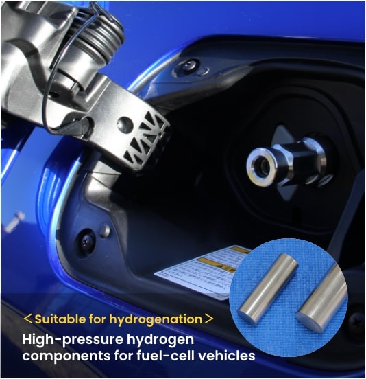 (Suitable for hydrogenation) High-pressure hydrogen components for fuel-cell vehicles
