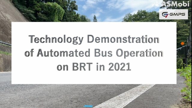 Technology demonstration of automated bus operation on BRT