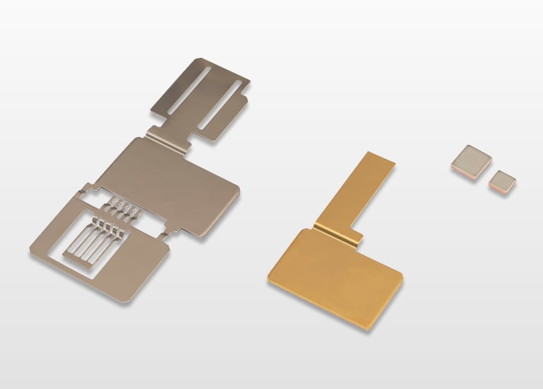 Deformed lead frames applicable to power semiconductors Electronic materials & components