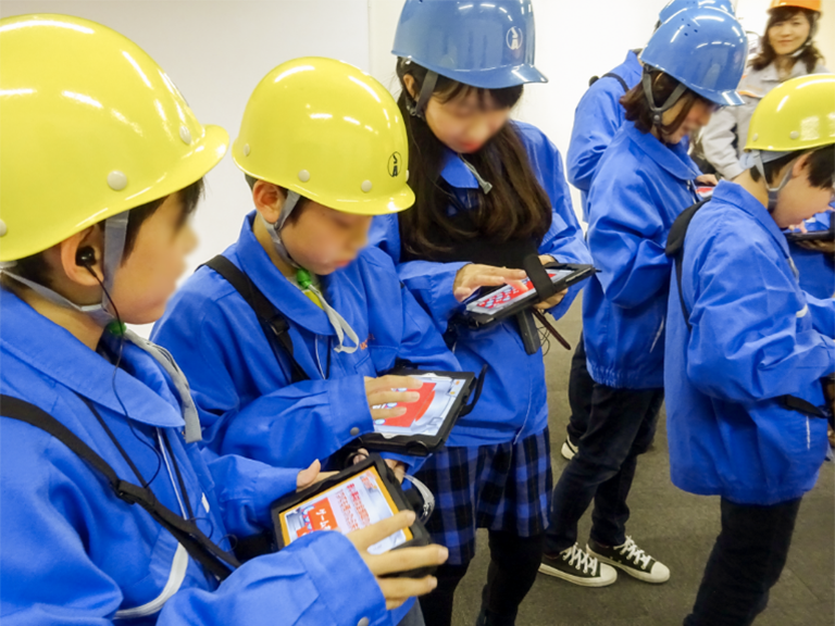 写真:オンライン工場見学