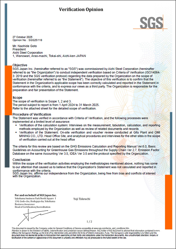 Third-party verification