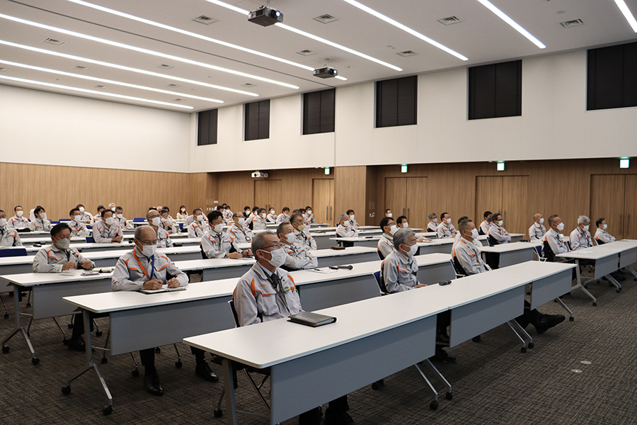 部門長向けの人権方針説明会の様子