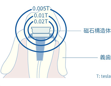 磁石近傍の漏れ磁場測定