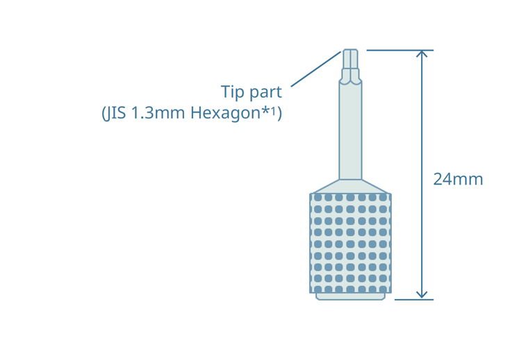 For temporary tightening (1.3HDI)
